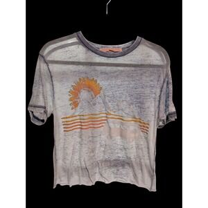 Rebellious One Graphic Tee Sunflower Mountain Van Burnout XS
